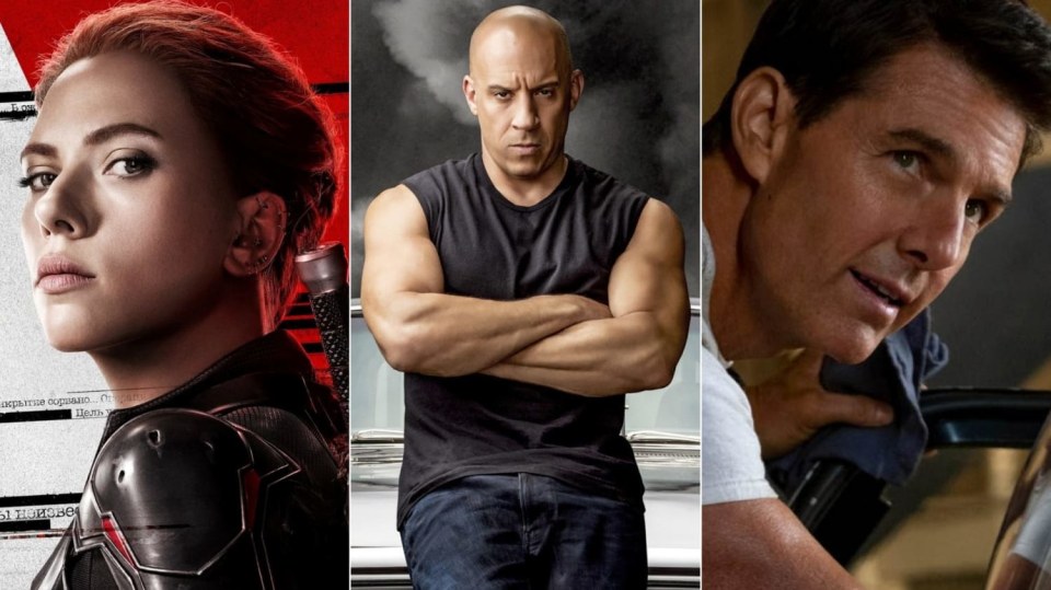 Black Widow, Rychle a zběsile 9, Top Gun 2